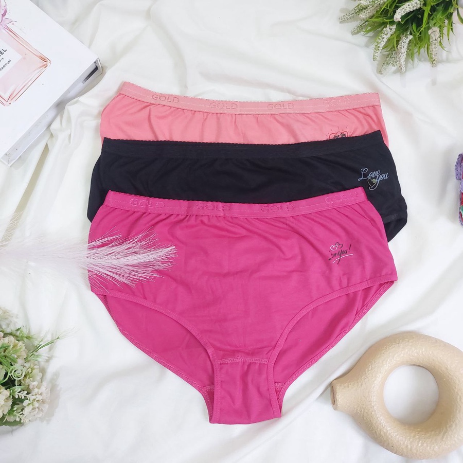 بانتي (قطن 95%) Gold woman عدد 6 قطع