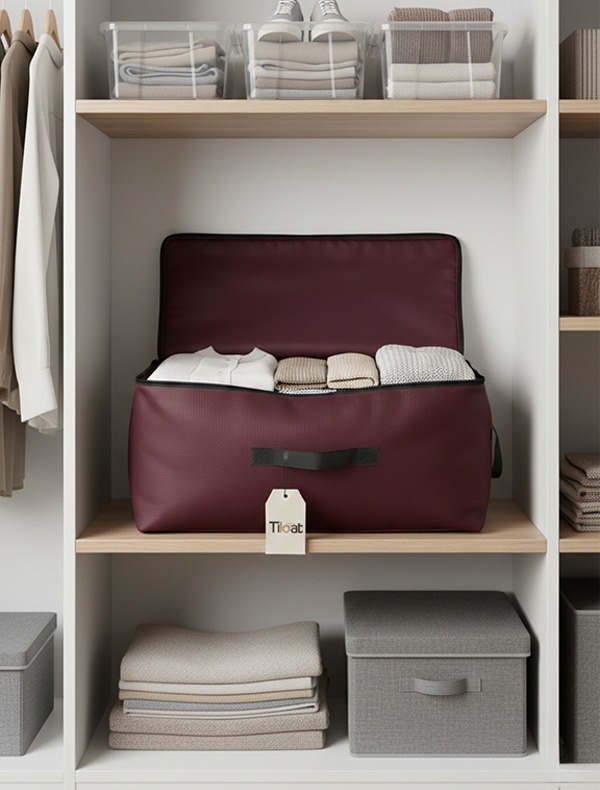 شنط تخزين الجلد