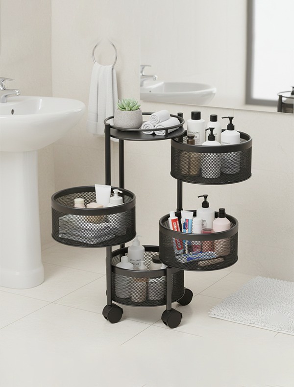 رف مطبخ دوار متعدد الطبقات | 4 - 5 دور