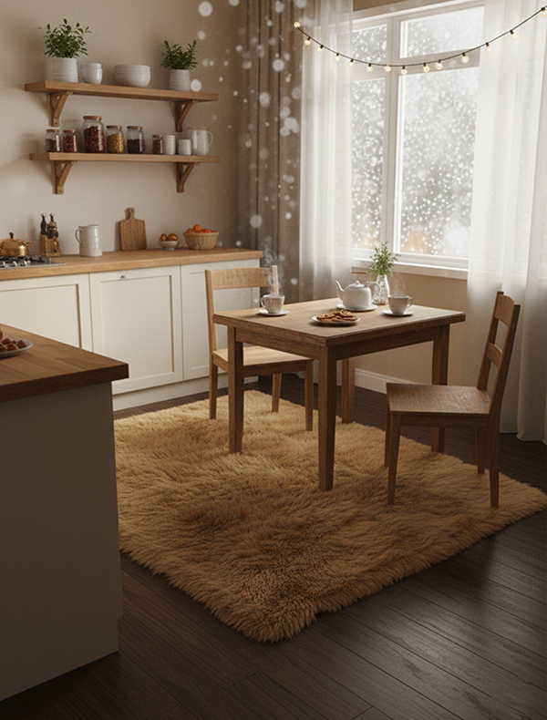 سجادة فرو مستورد كبيرة