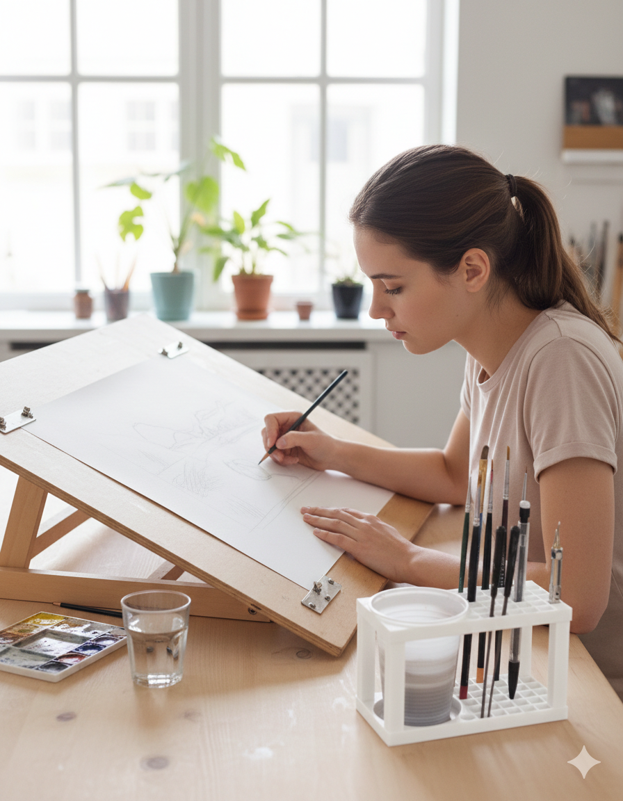 حامل فرش رسم متعدد الاستخدام