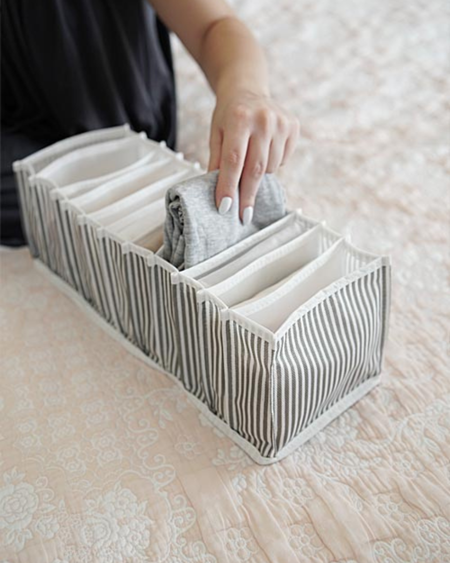 منظم أكوردين وسط 11 خانة- 3 قطع |striped