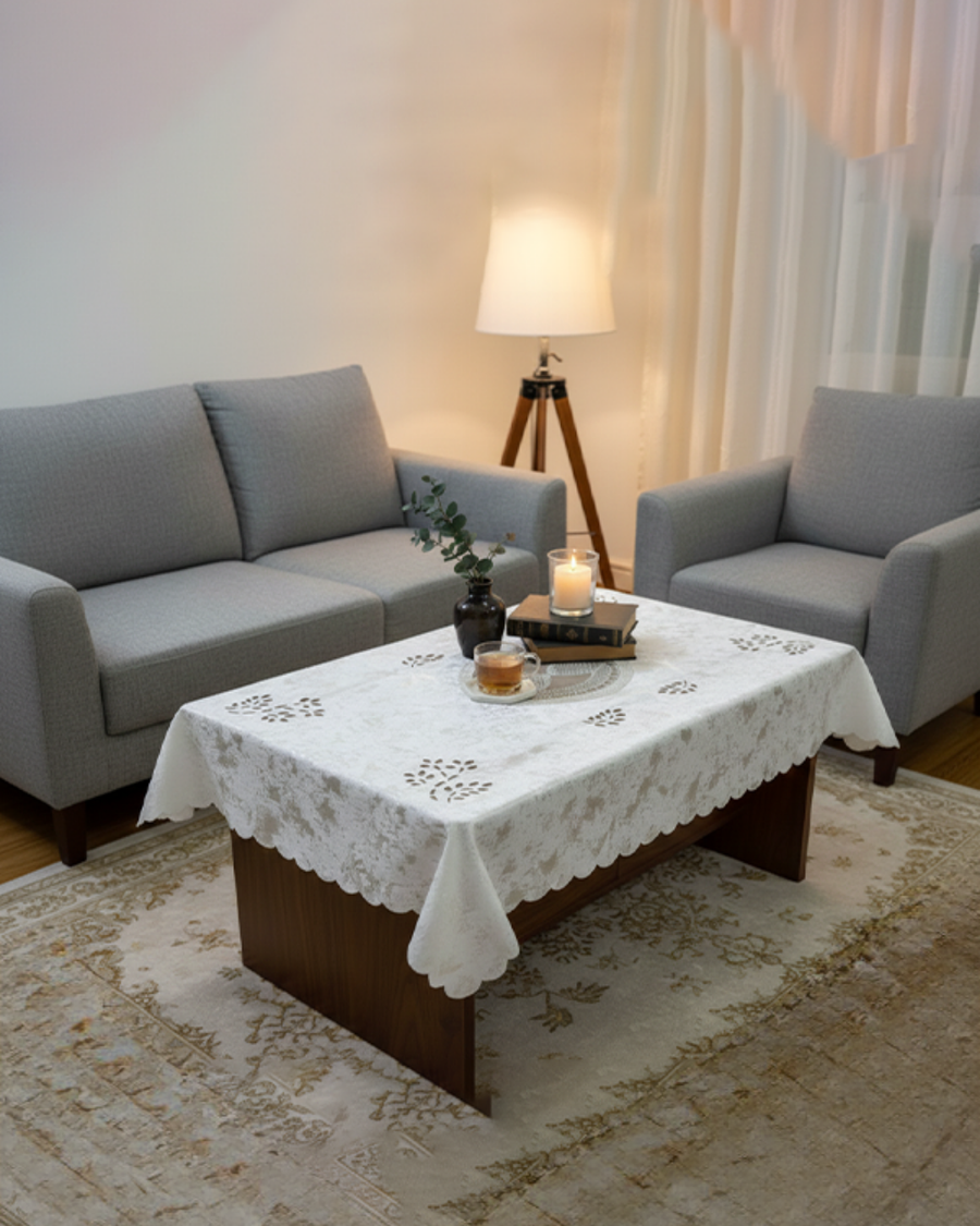 مفرش ترابيزة انترية مستطيل