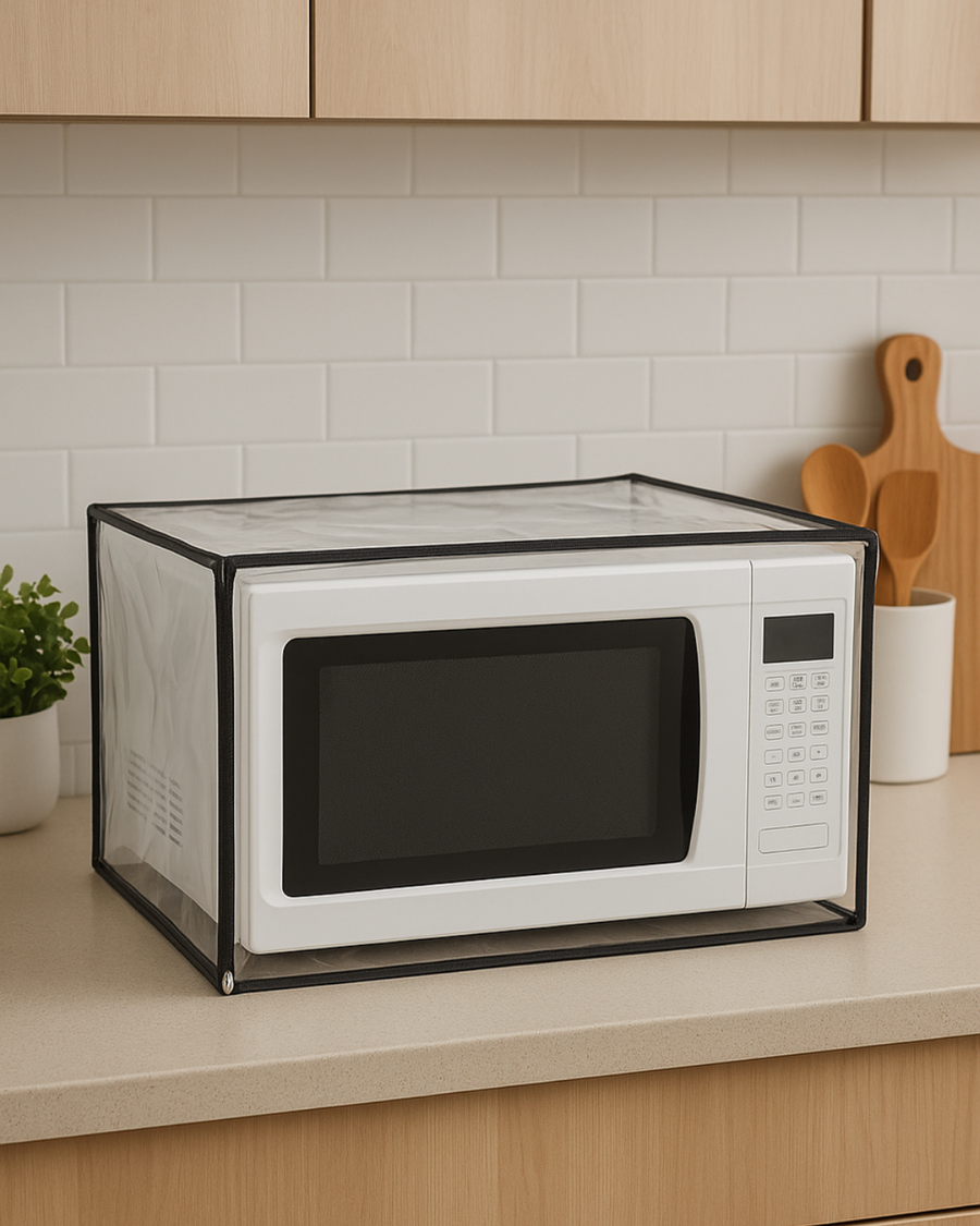 غطا ميكروويف شفاف جلد تقيل