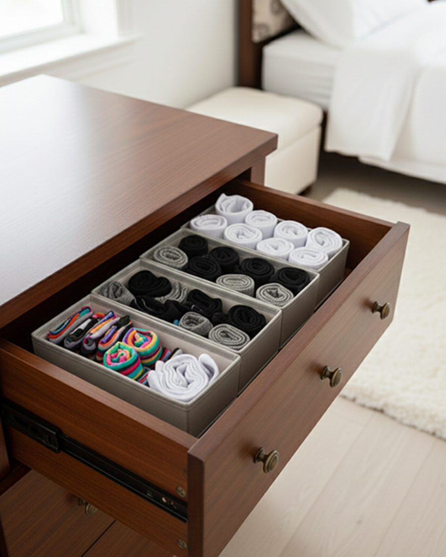 طقم منظم الأدراج - 4 قطع