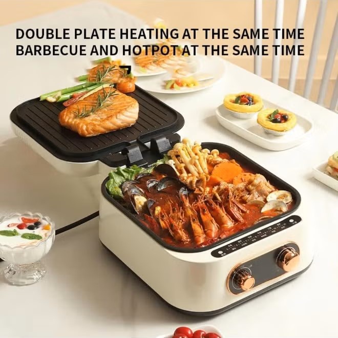 شواية كهربائية متعددة الوظائف 10 في 1