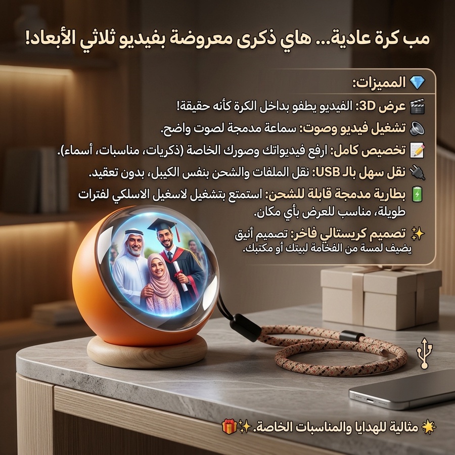 تفاصيل الكرة الذكية