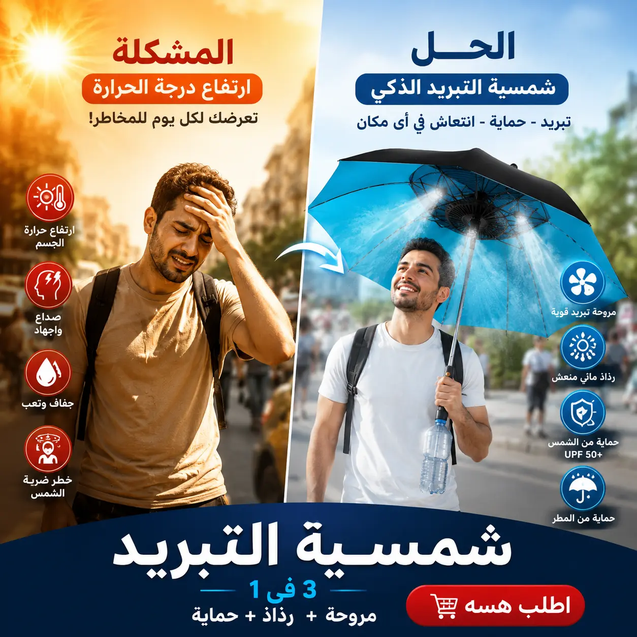 شمسية التبريد الذكي
