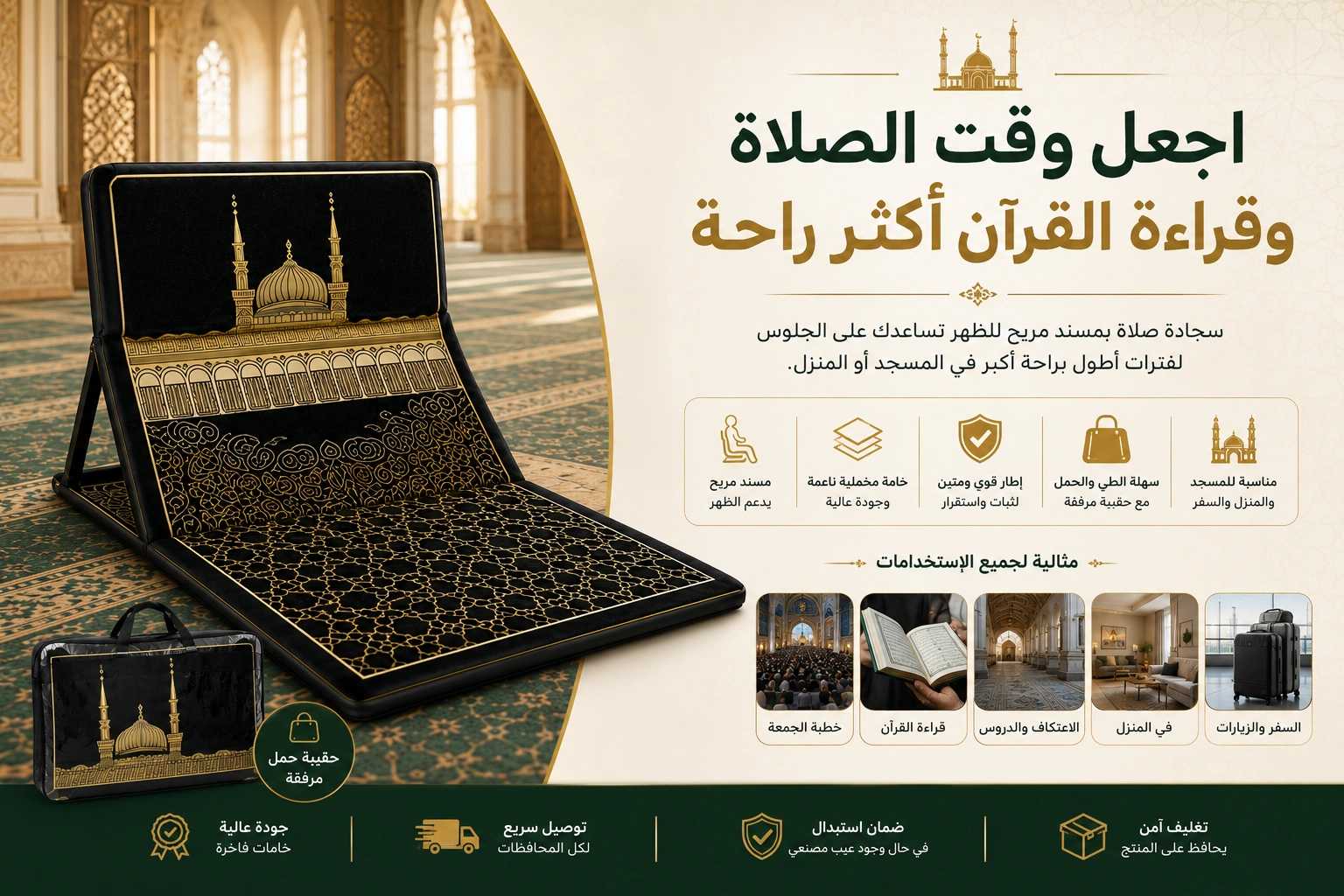 تصميم إسلامي راقي ومريح
