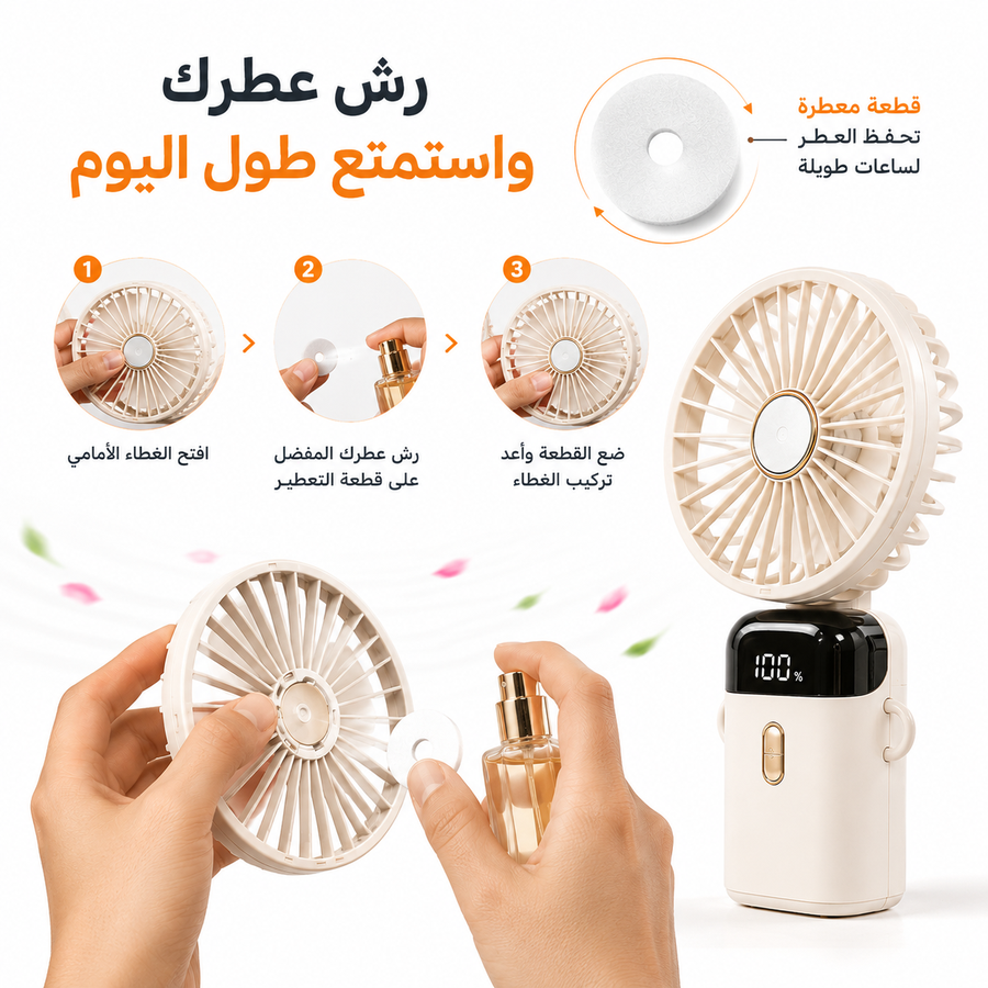 ضيف عطرك المفضل واستمتع بالانتعاش