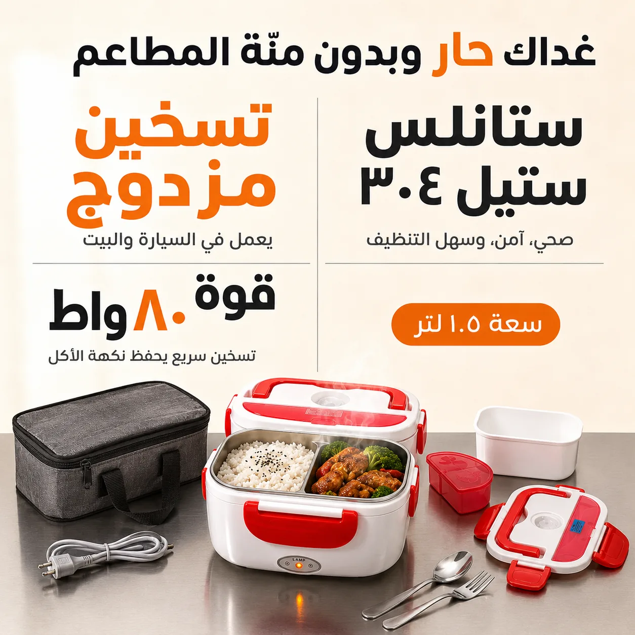 مواصفات اللانش بوكس وحجمه المثالي