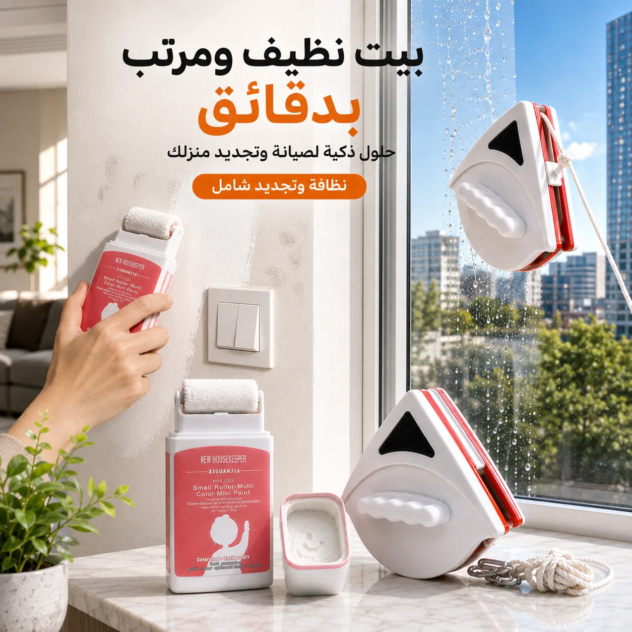 رجّعي هيبة بيتج ونظافته بلمحة بصر ويه عرض العناية بالمنزل
