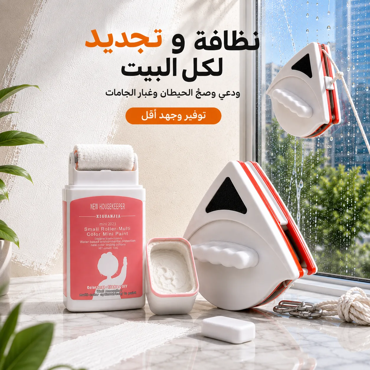 مغناطيس قوي ينظف الجامات من الجهتين بأمان